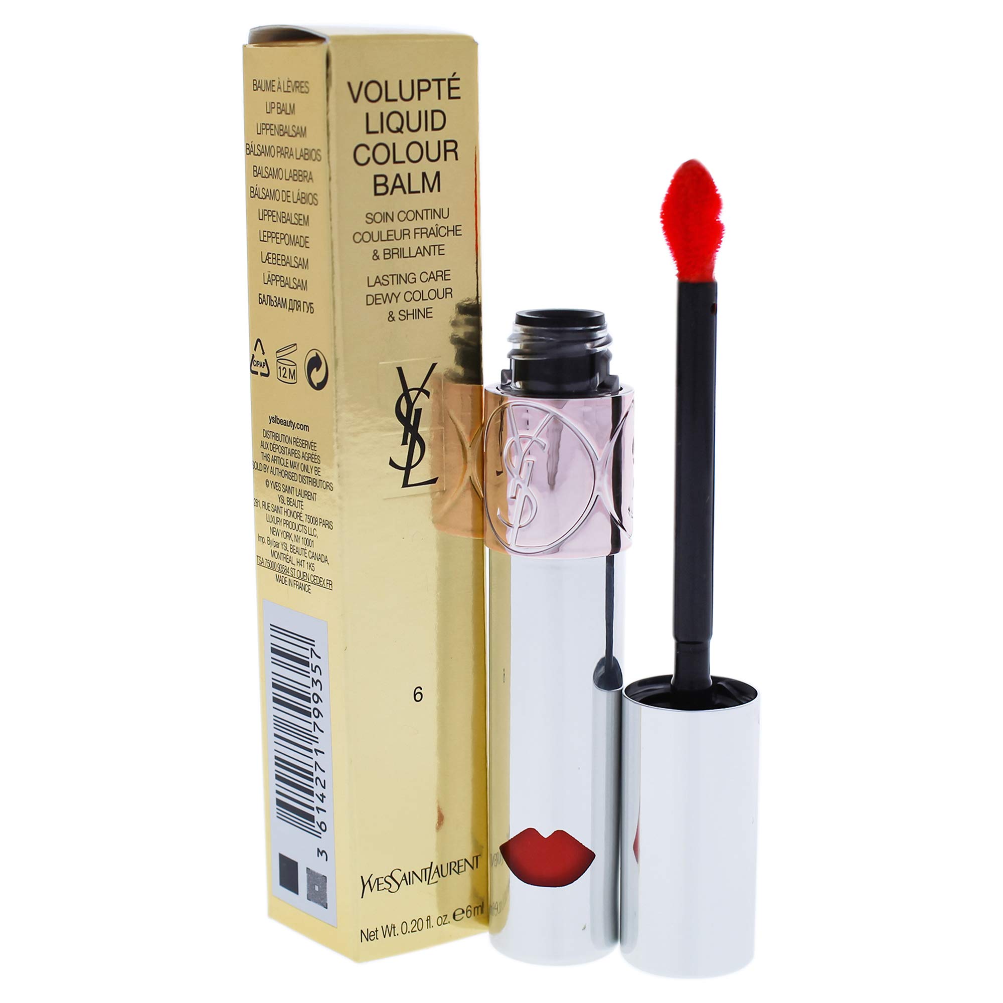 Amazon.com : Yves Saint Laurent Volupte Liquid Colour Balm, 6