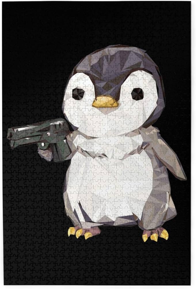 Amazon.co.jp: パズル キュービック ペンギン ジグソーパズル 木製