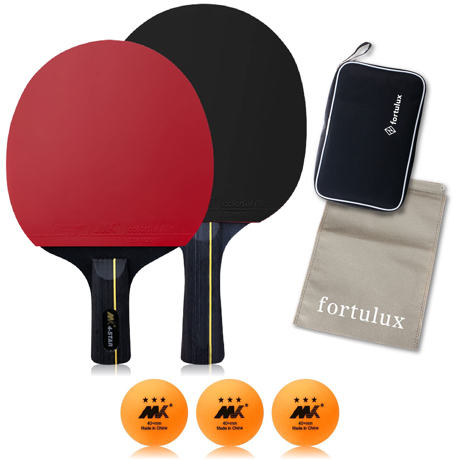 Amazon | 卓球 ラケット セット 2本 ネット ケース ボール 初心者