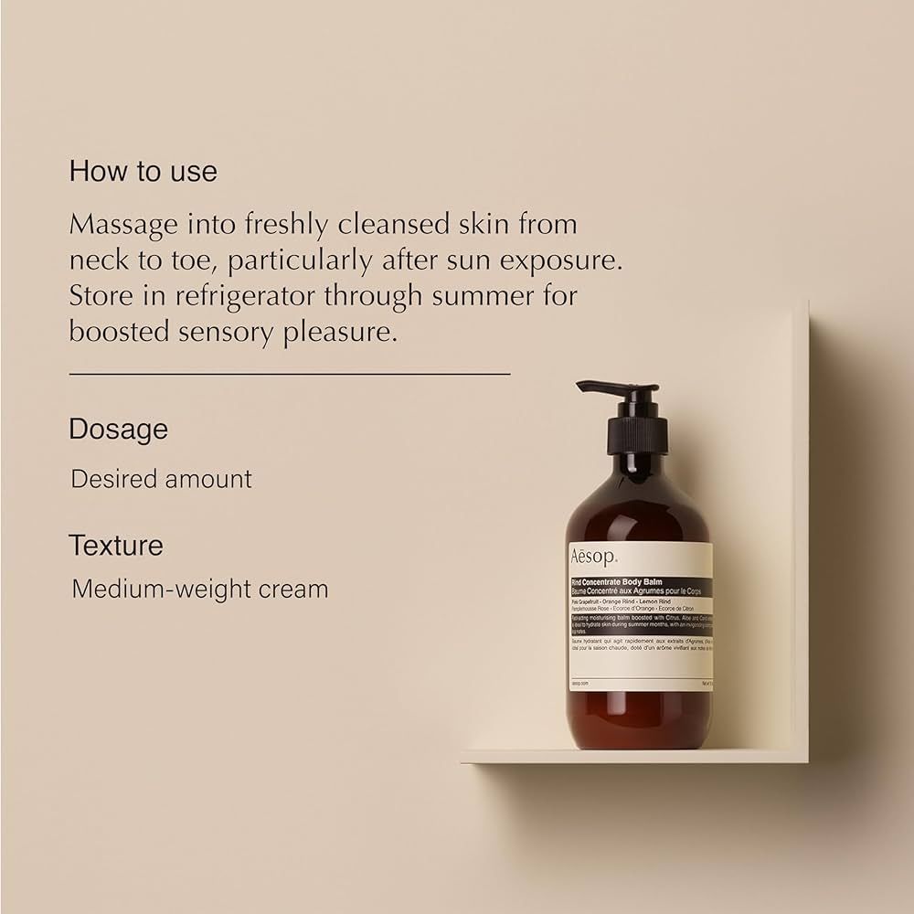 Amazon.com : Aesop Rind Concentrate Body Balm - Lightweight, Fast