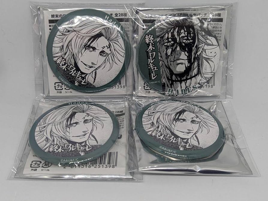 終末のワルキューレ TSUTAYA バトル缶バッジ ハデス 2個セット 終末の
