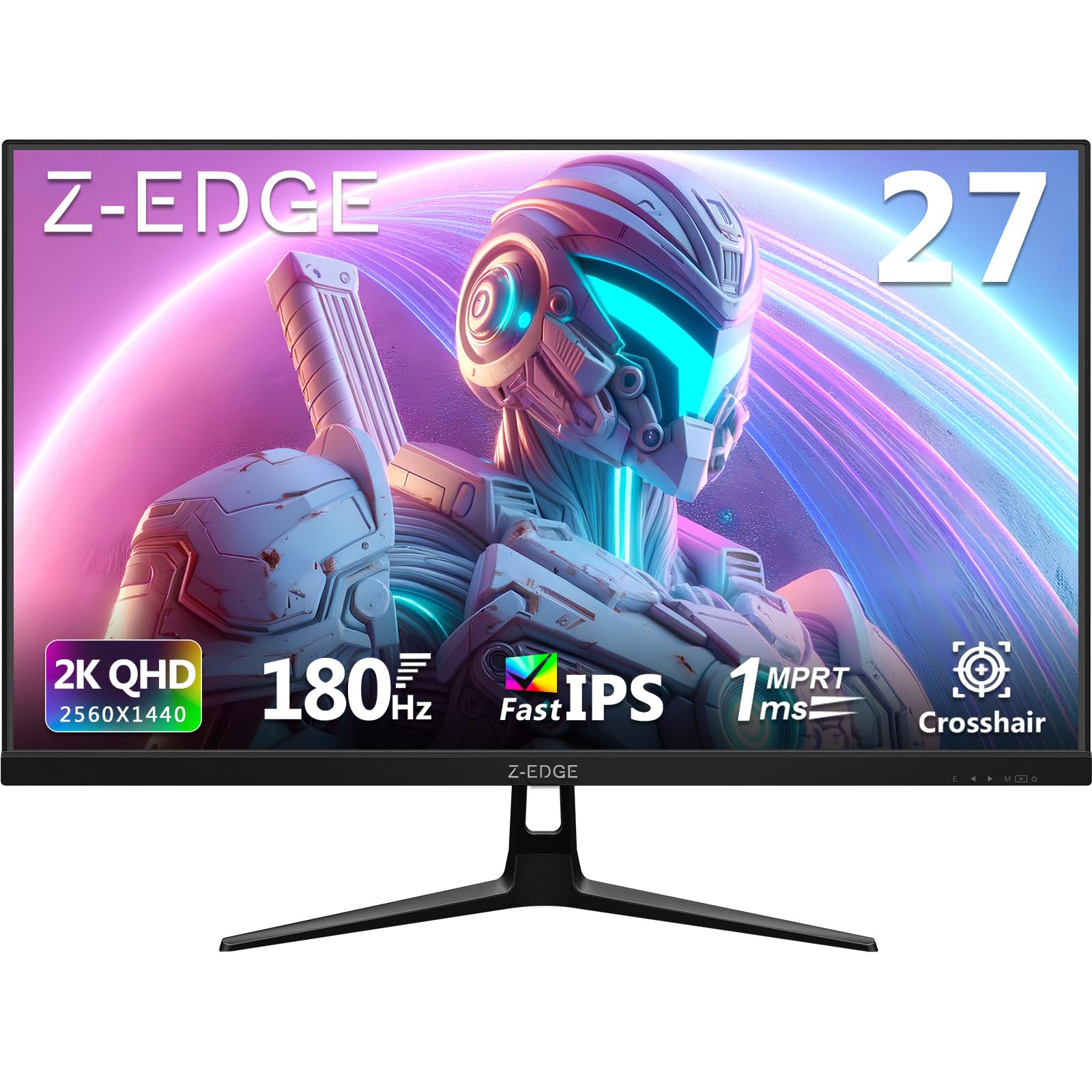 Z-Edge 27-inch Gaming Monitor, 2K, Fast IPS, 180Hz, 2560x1440, 94