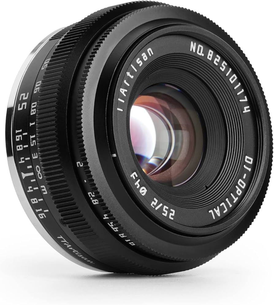 Amazon.com : TTArtisan 25mm F2 Wide-Angle APS-C Camera Lens Large