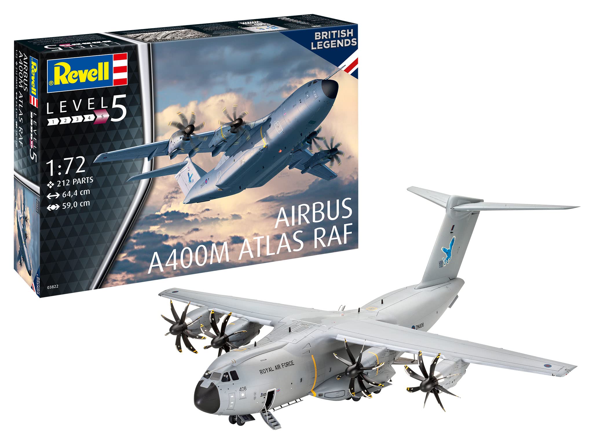 Amazon | ドイツレベル(Revell) 1/72 イギリス空軍 エアバス A400M