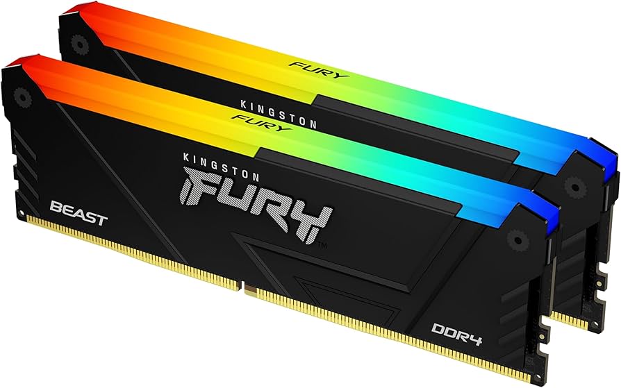 Kingston Fury Beast RGB 16GB 3200MT/s DDR4 CL16 DIMM (Kit of 2