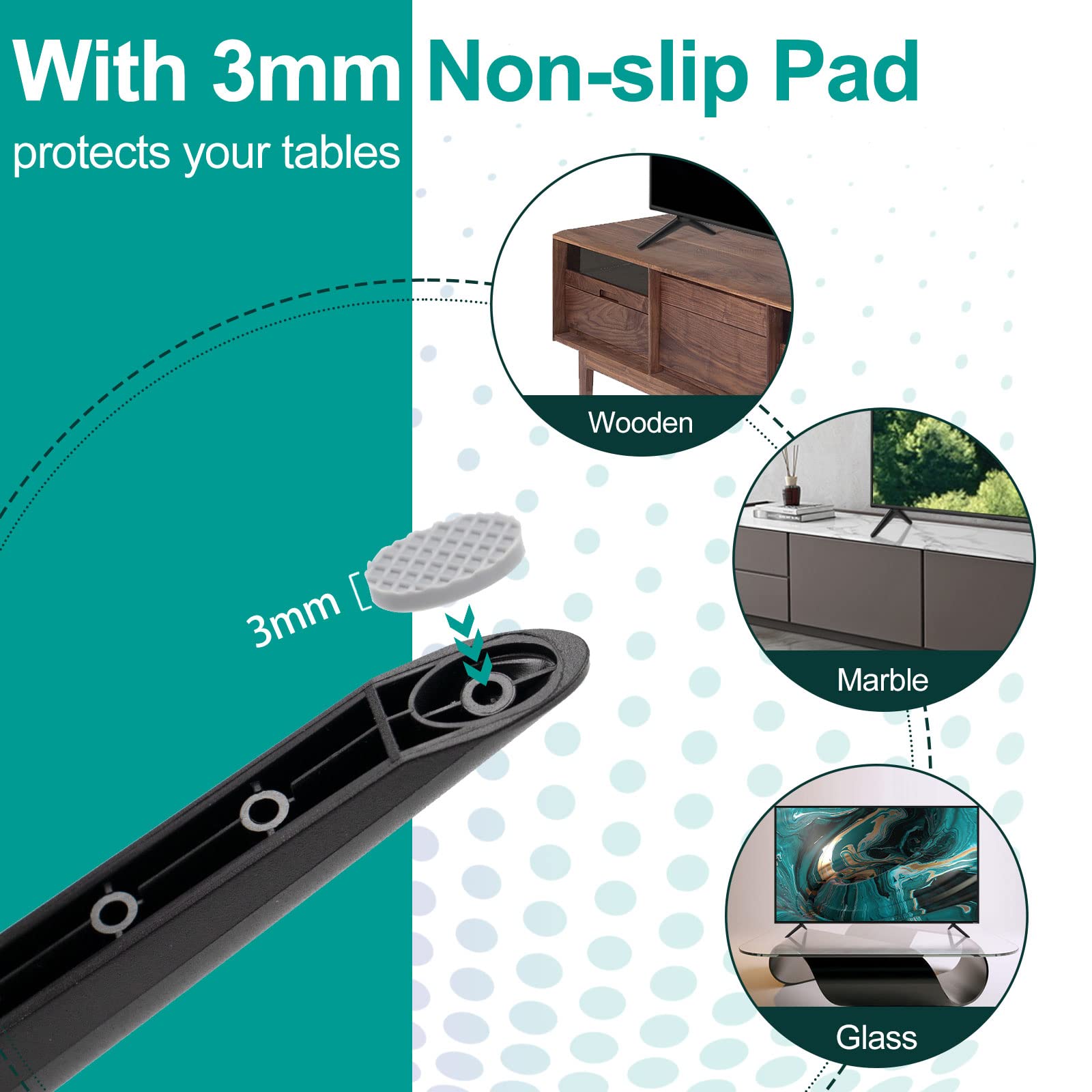 Amazon | Hisense テレビ脚用テレビスタンド Hisense Smart TV用