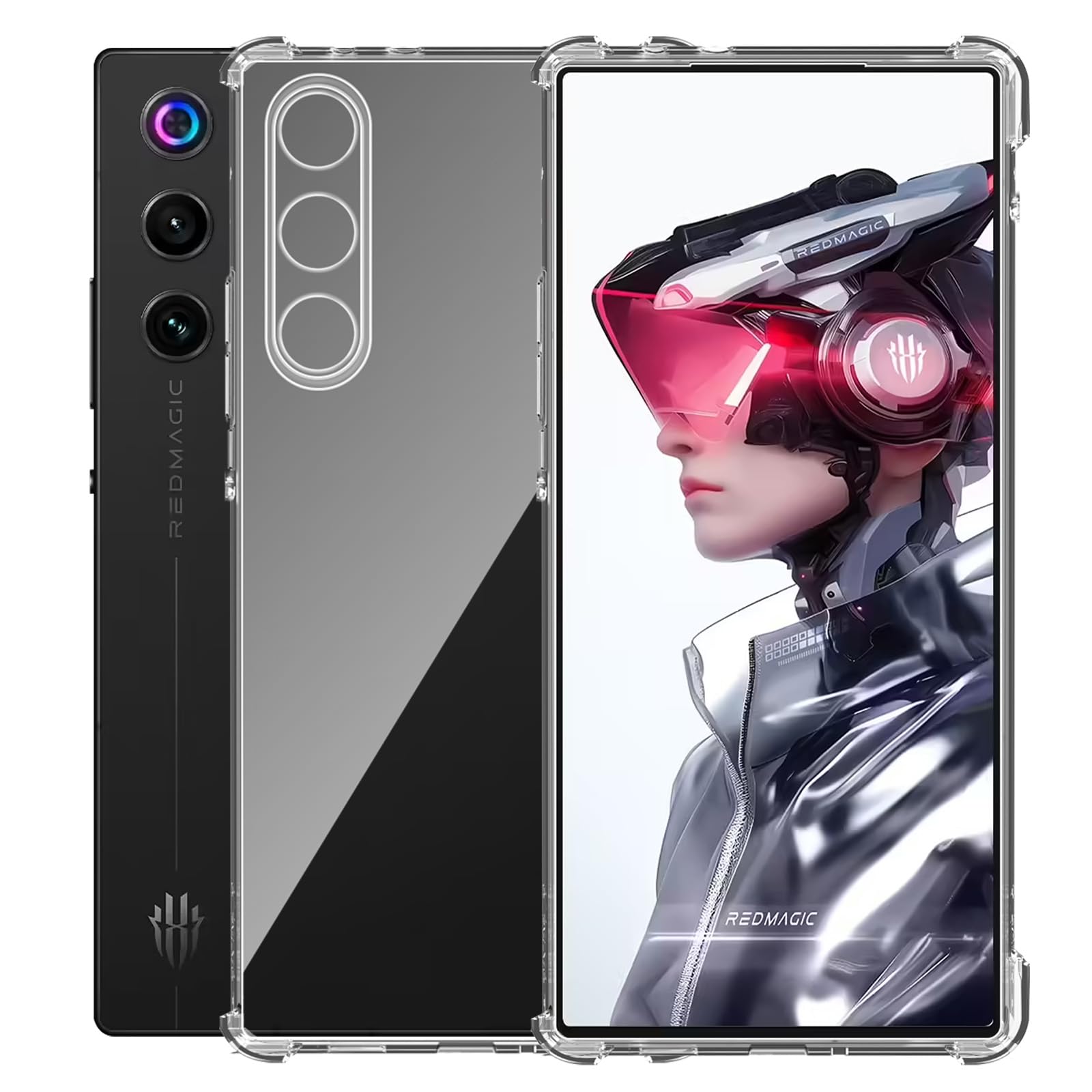 Redmagic 10Air 16/512 Black ケース、フィルム付き Redmagic 10Air 16