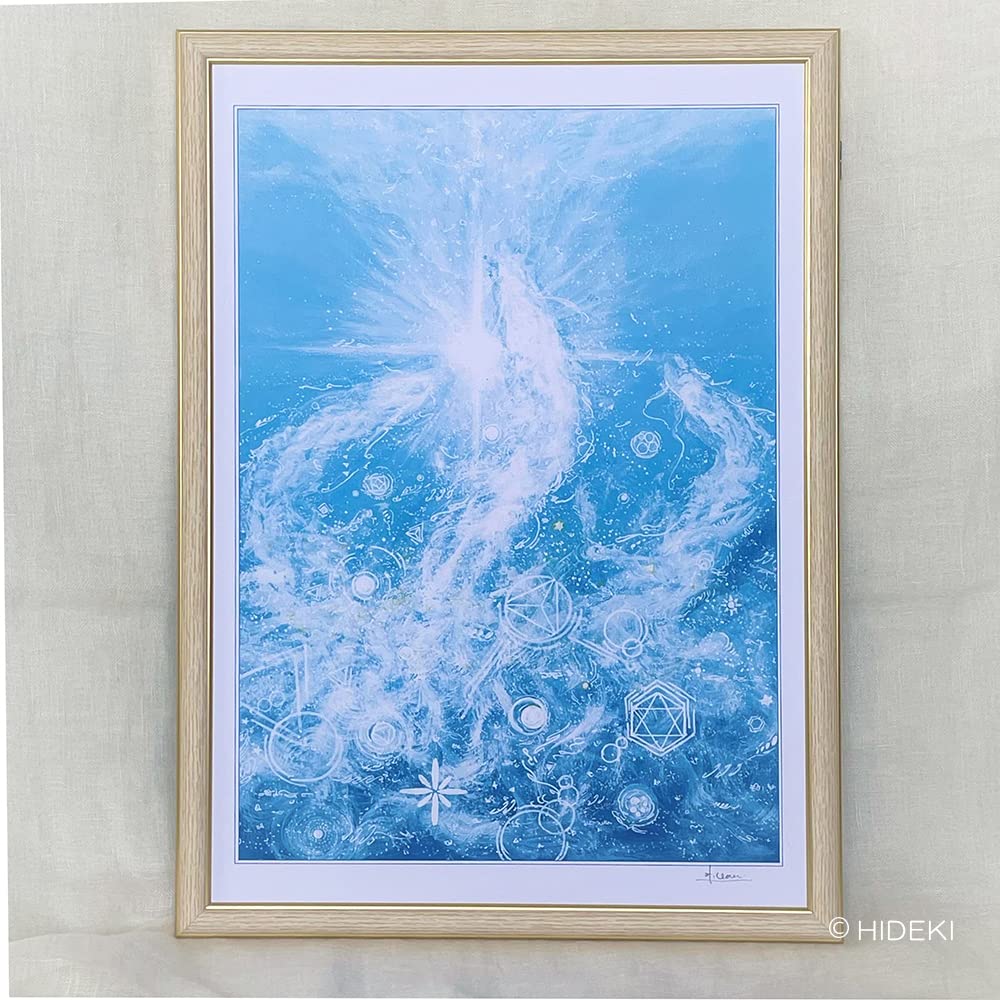 Amazon.co.jp: 絵画 インテリア おしゃれ 壁掛け 龍神 龍 ヒーリング