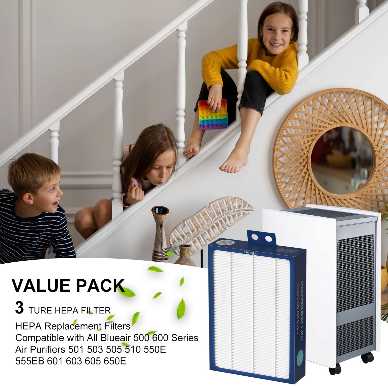 Amazon.com: 3-Pack Classic 500/600 Series HEPA Filter Replacement