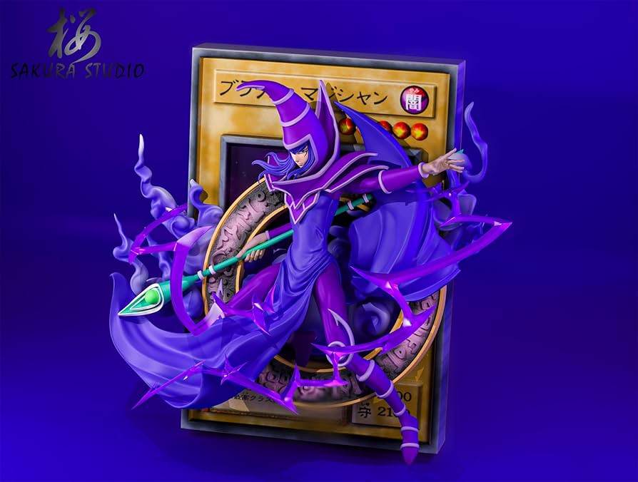 Amazon.co.jp: ブラック・マジシャン フィギュア 1/6スケール 塗装済み