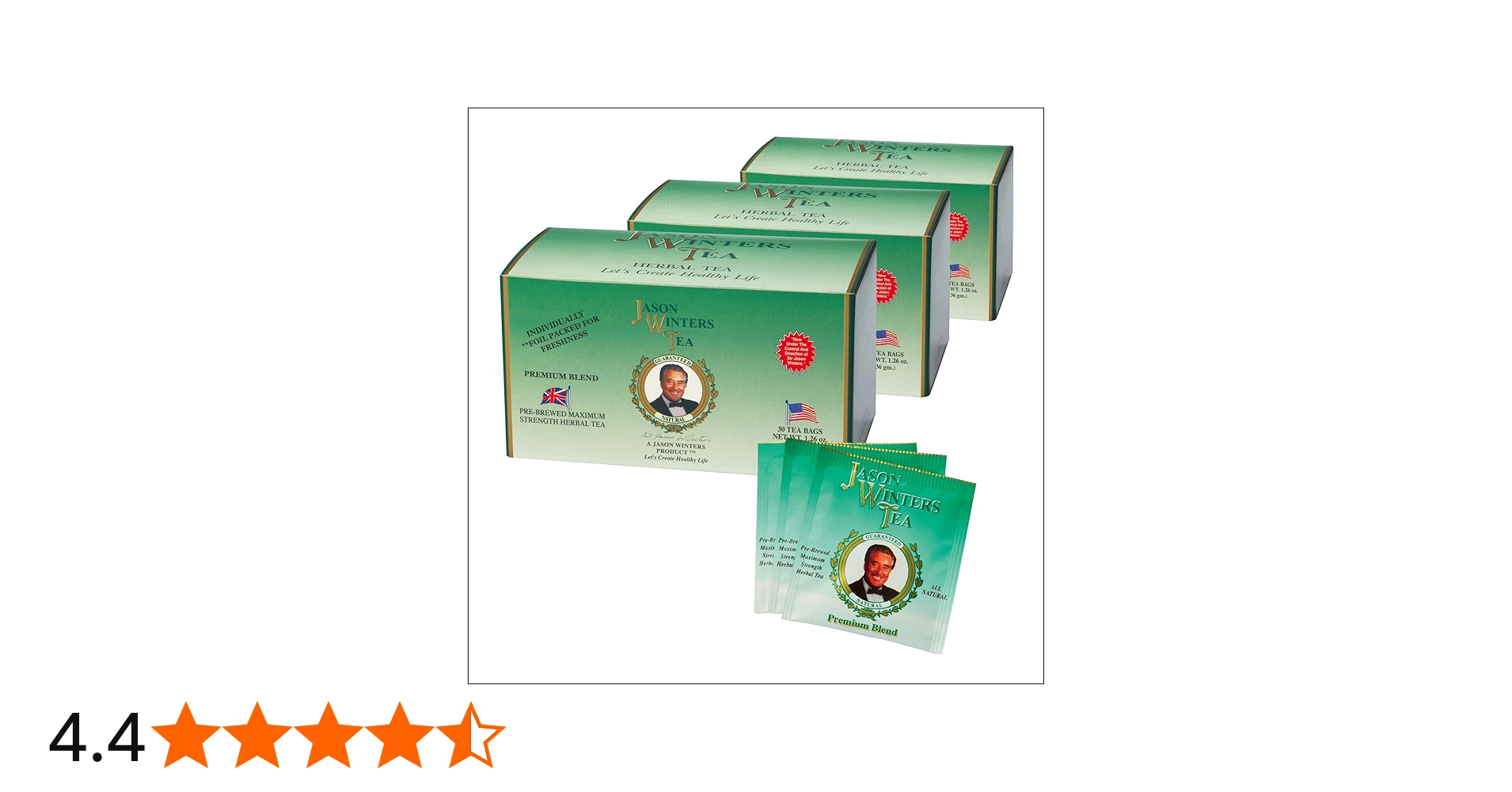 Amazon.co.jp: ジェイソン・ウィンターズ・ティー 30袋×3個 : 食品