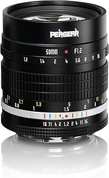 Amazon.co.jp: Pergear 50mm F1.2 APS-C Zマウント 単焦点レンズ