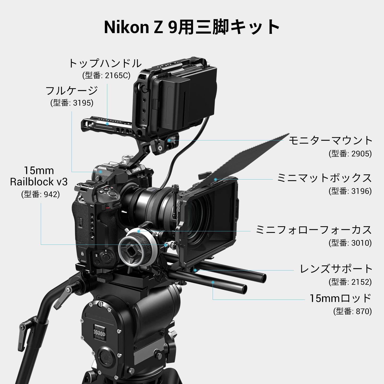 Amazon | SmallRig Nikon推奨 Z 9 専用ケージ/アルミニウム合金/カメラ