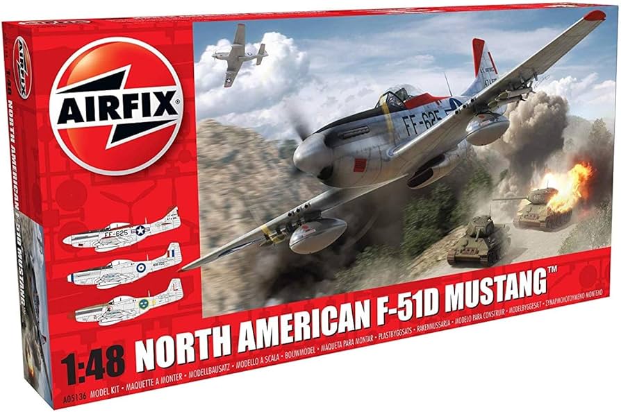 Amazon | エアフィックス 1/48 アメリカ空軍 ノースアメリカン F-51D