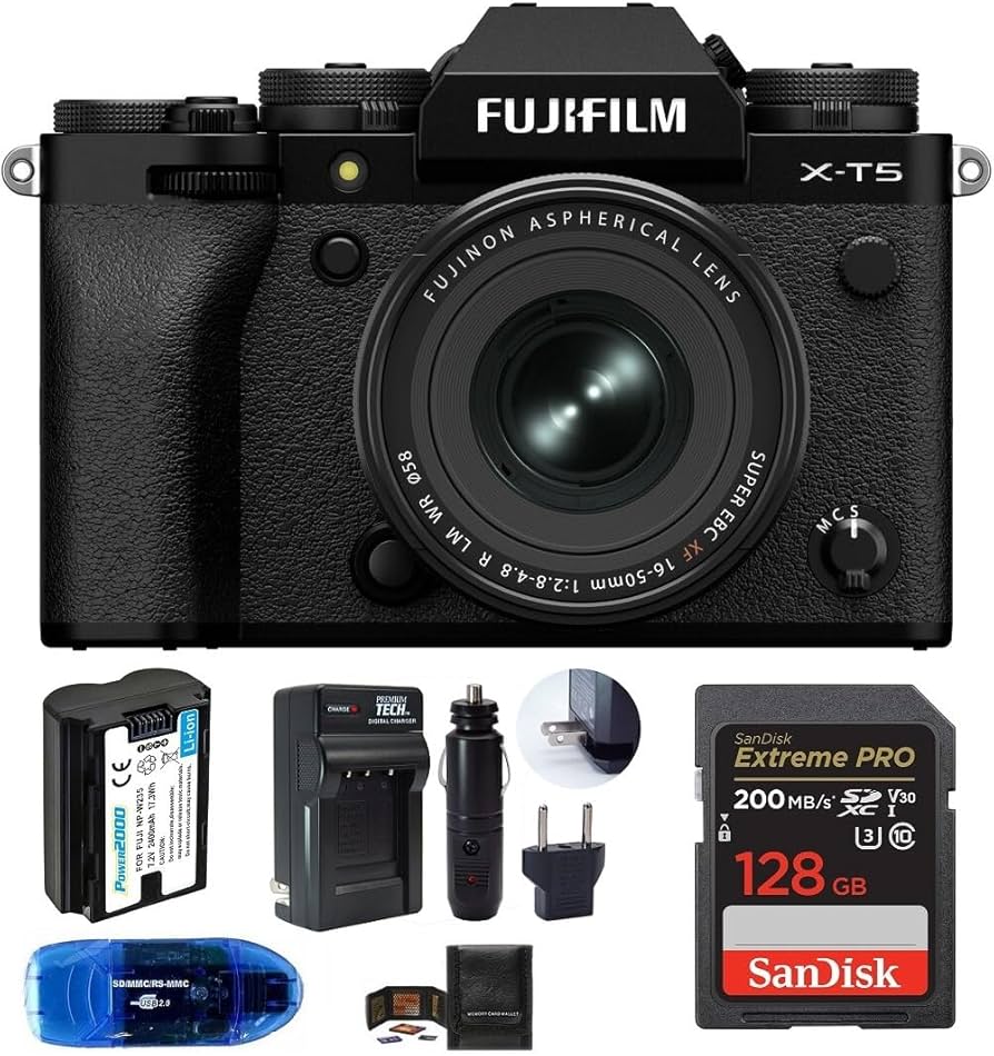Amazon.com : Fujifilm X-T5 Mirrorless Digital Camera with XF 16