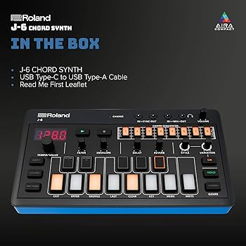 Amazon.com: ROLAND AIRA Compact J-6 CHORD SYNTH | Portable song