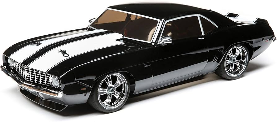 Amazon | Losi RCカー 1/10 1969 シボレー カマロ V100 AWD つや消し
