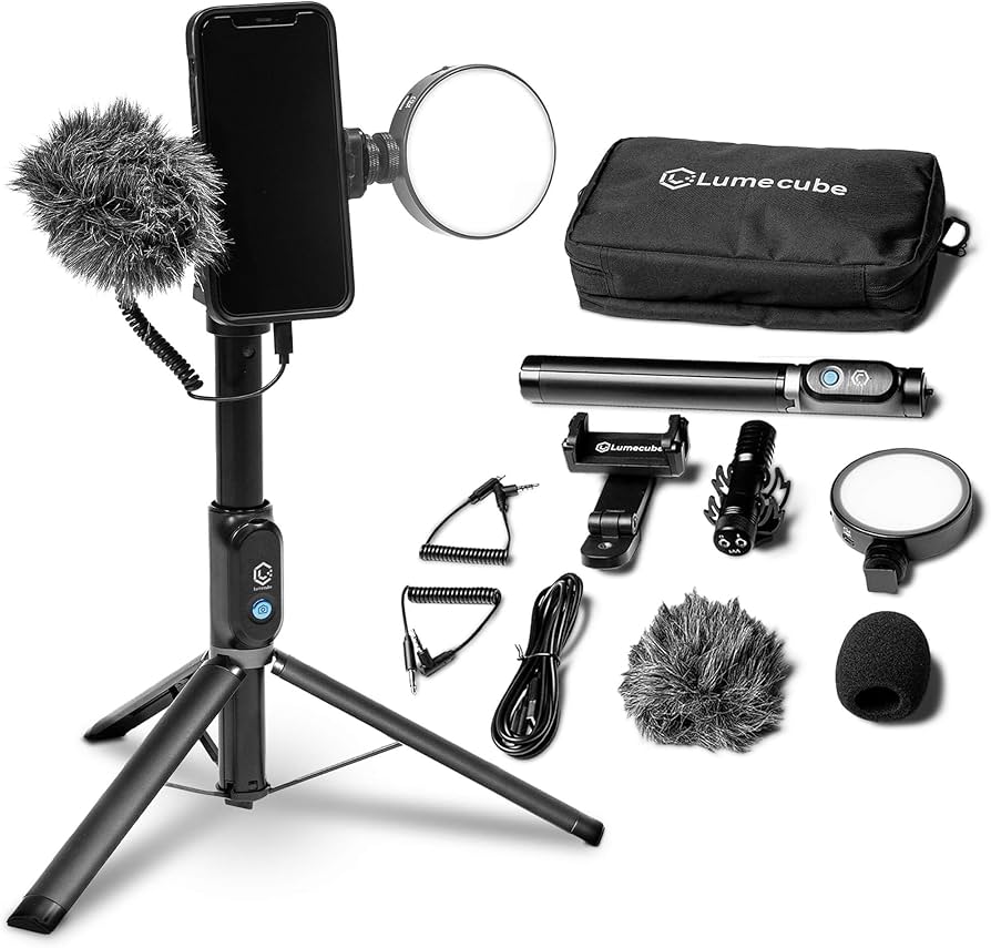 Amazon.com: Lume Cube Content Kit 2.0 - Portable Selfie Phone Grip
