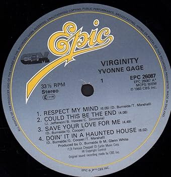 Amazon.com: Yvonne Gage: Virginity [Vinyl]: CDs & Vinyl