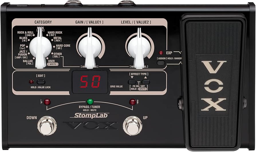 Amazon.com: VOX STOMPLAB2G Modeling Guitar Multi-Effects Pedal