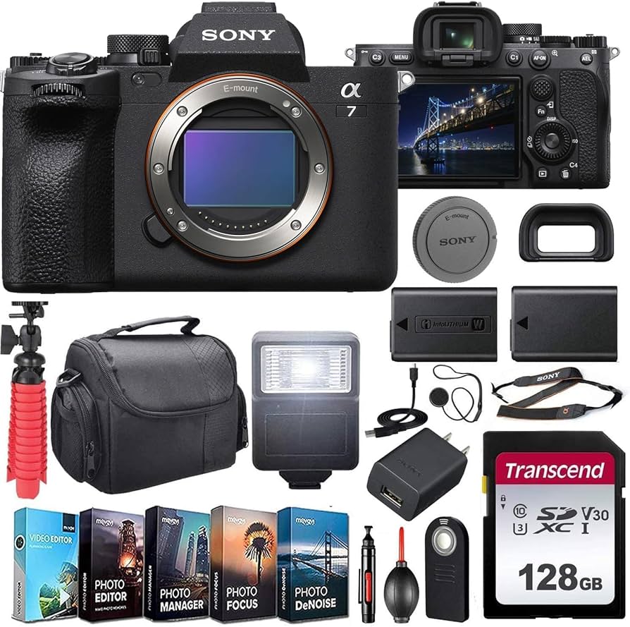 Amazon.com : Sony a7 IV Mirrorless Camera (ILCE-7M4/B) Body Kit