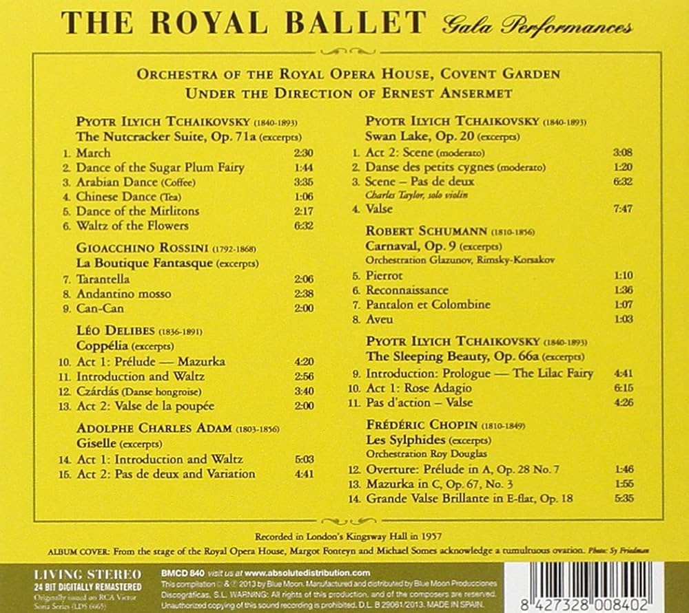Ernest Ansermet - The Royal Ballet · Gala Performances (Digipack