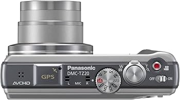 Panasonic Lumix TZ20 Digital Camera - Silver (14.1MP MOS, 16x