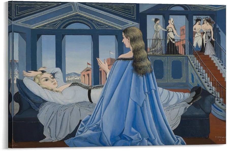 Amazon.co.jp: Paul Delvauxポール・デルヴォーシュルレアリストの画家