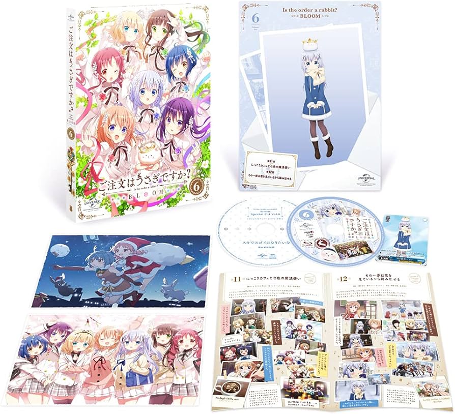Amazon.co.jp: ご注文はうさぎですか? BLOOM 第6巻(初回限定生産) [Blu