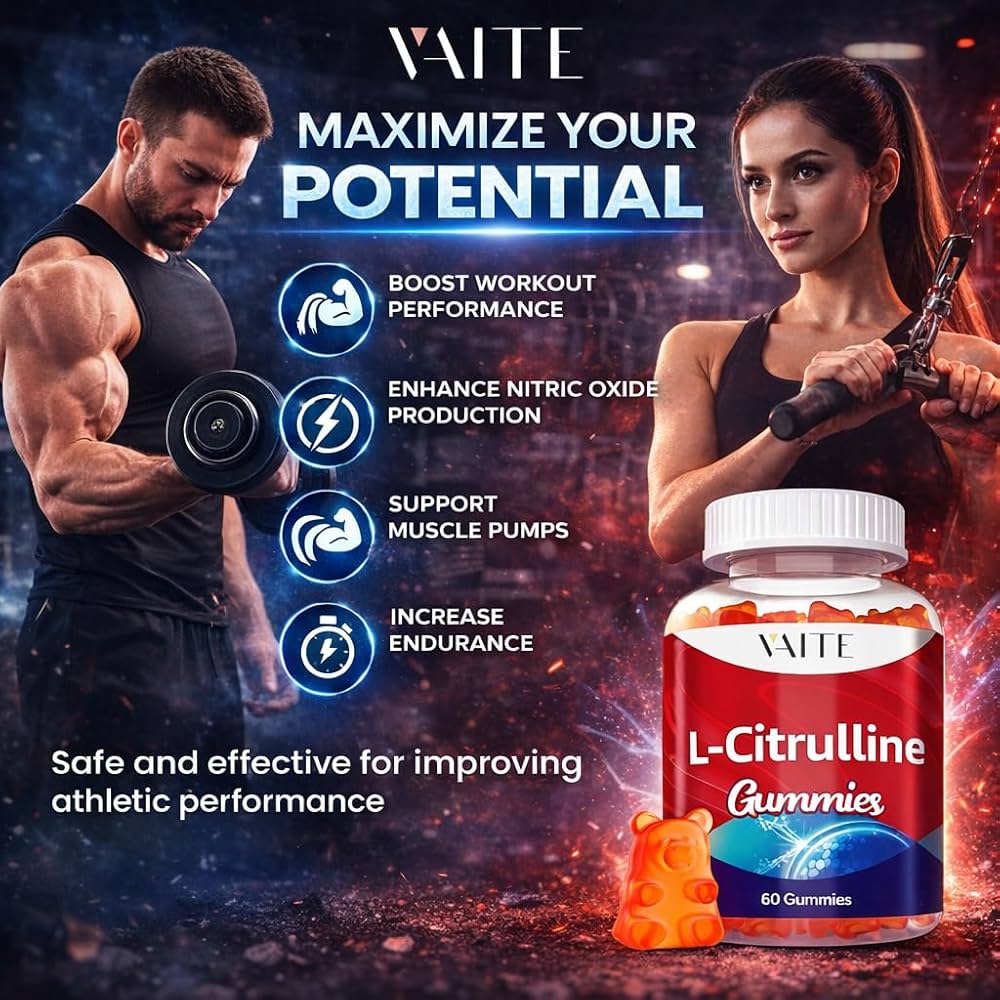 Amazon.com: L Citrulline Gummies for Men - Powerful Vasodilator