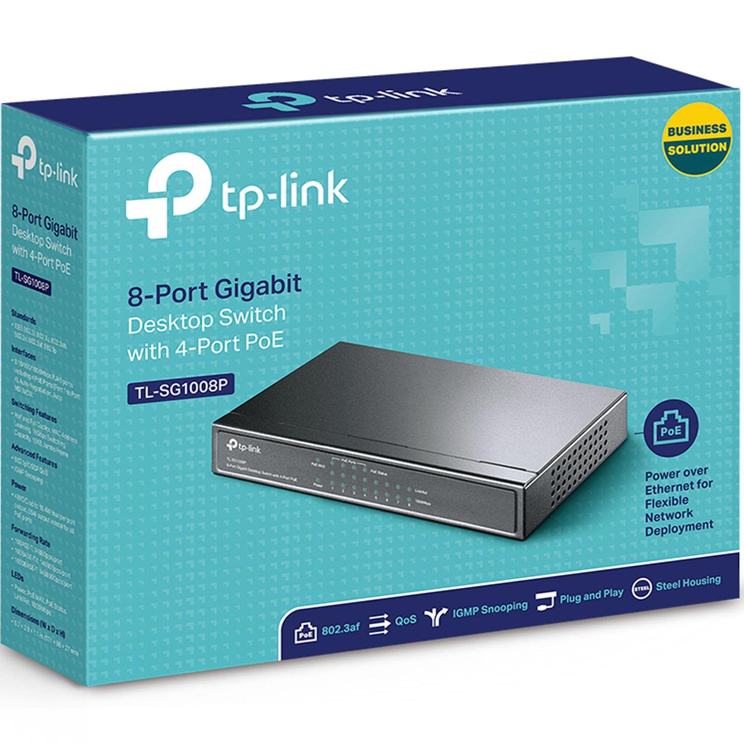 Amazon.com: TP-Link TL-SG1008P V4 | 8 Port Gigabit PoE Switch | 4