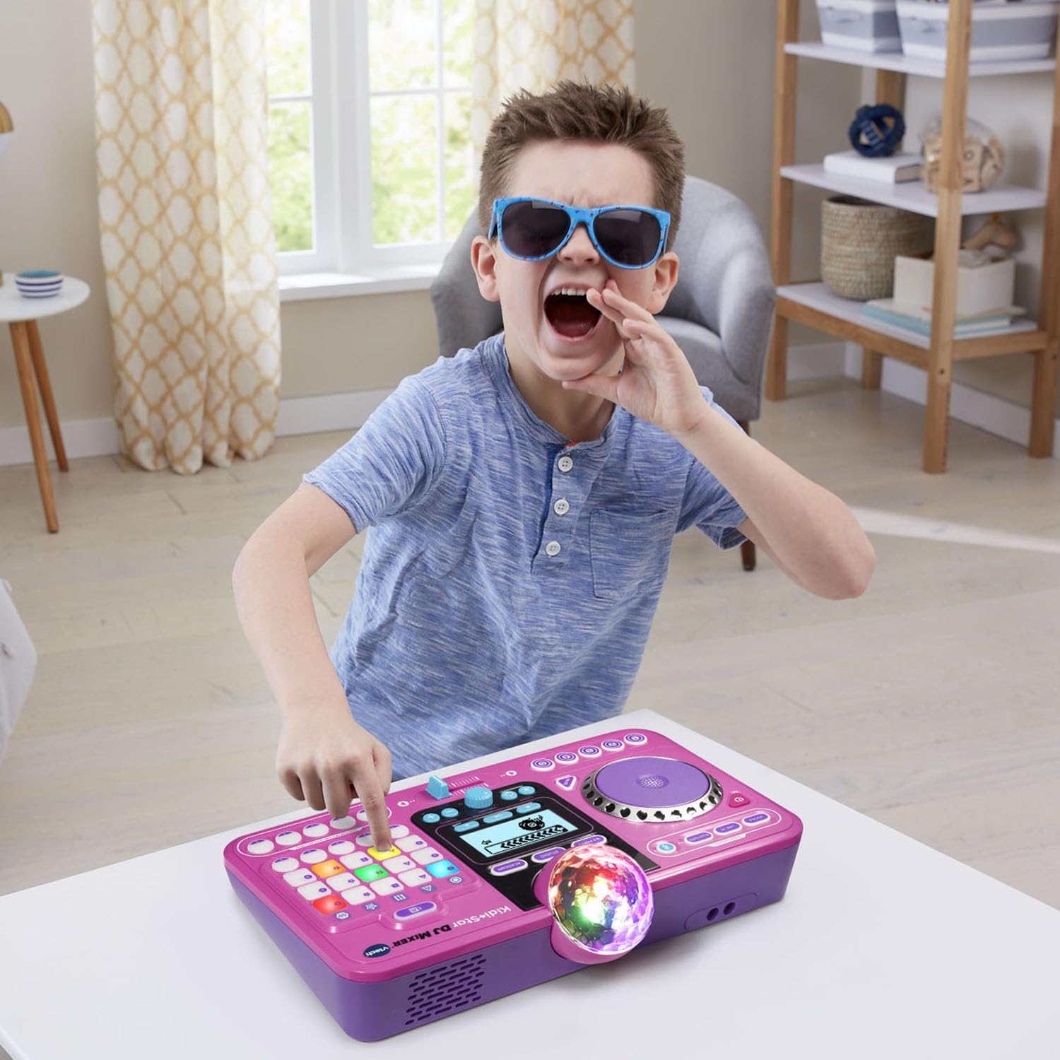 Amazon.co.jp: VTech Kidi Star DJミキサー、ピンク : 楽器・音響機器