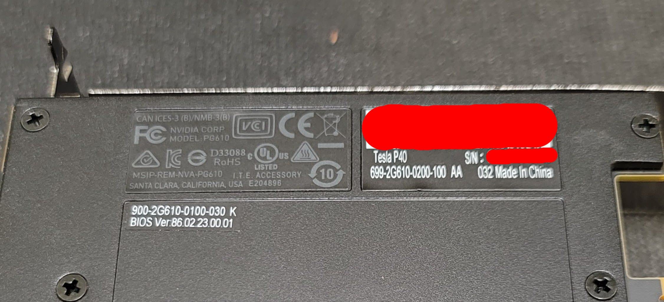 Amazon | NVIDIA 900-2G610-0000-000 Tesla P40 24GB GDDR5 PCIE 3.0