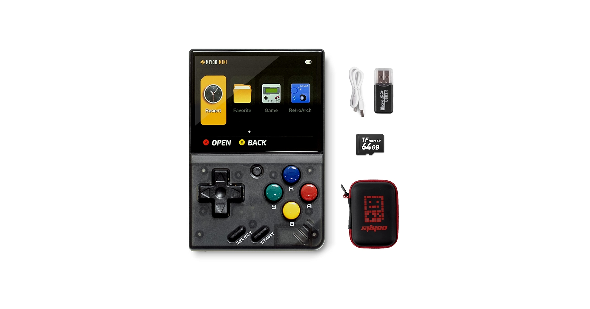 Amazon.com: Miyoo Mini V2, Handheld Game Console 2.8-inch HD