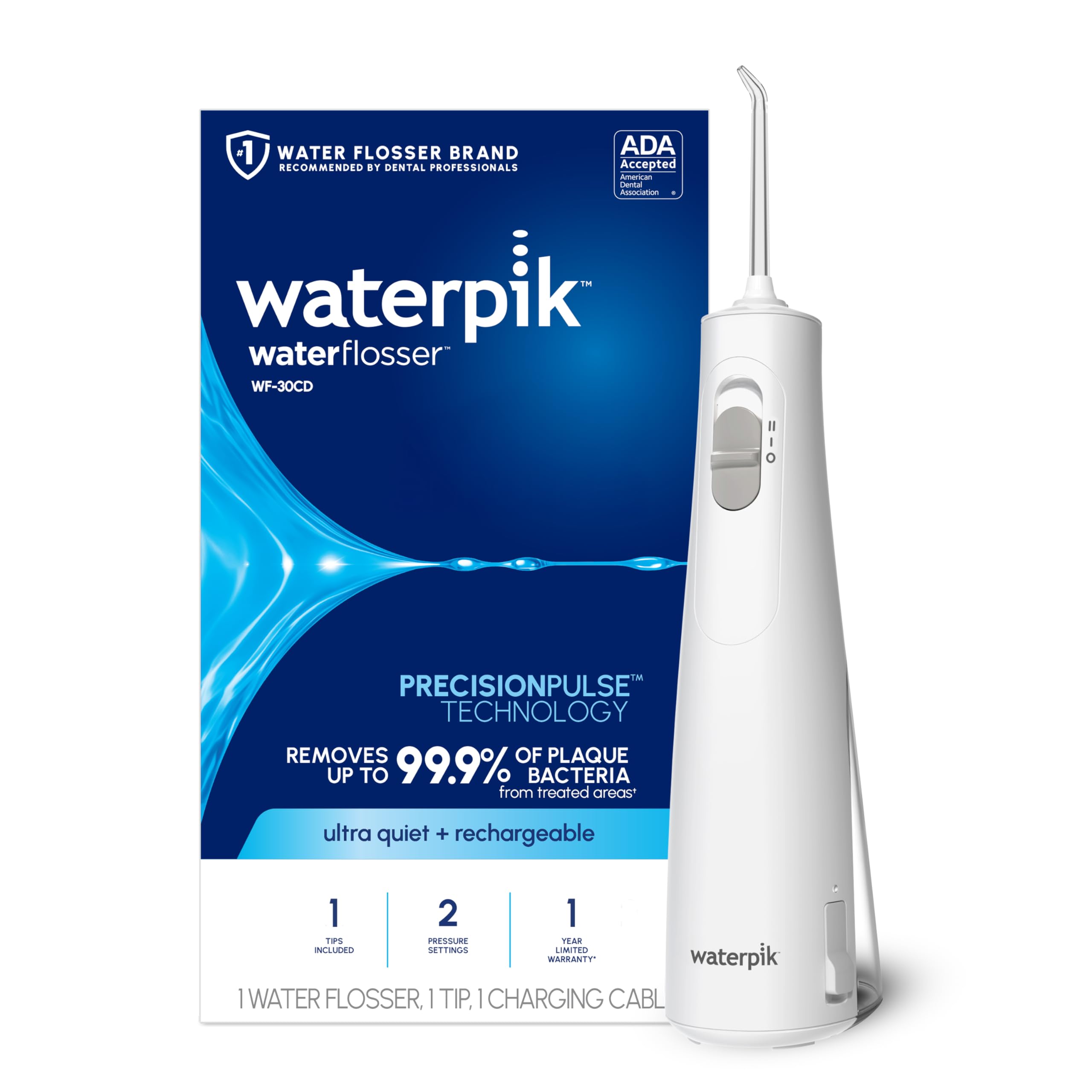 Amazon.com: Waterpik Cordless 1100 Rechargeable Portable Water