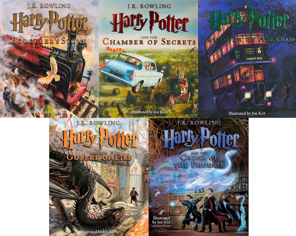 Harry Potter Illustrated Collection 1-5: J.K. Rowling, Jim Kay