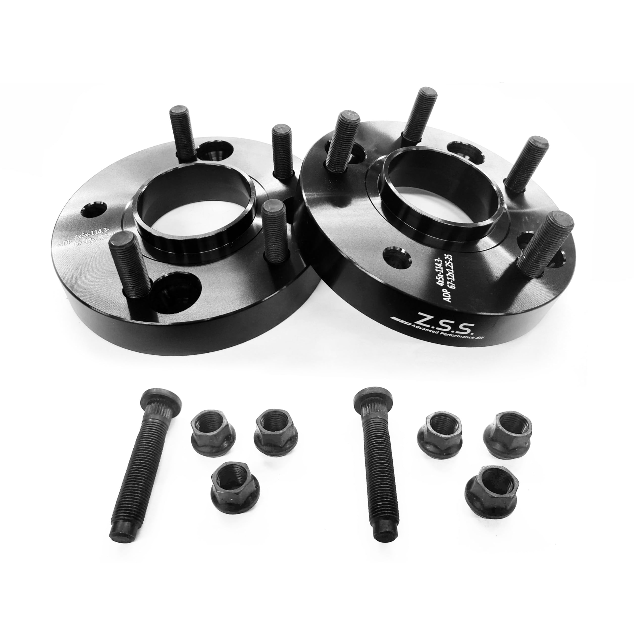 Amazon | Z.S.S. AP 4H→5H 変換スペーサー 4穴 5穴 PCD114.3 厚み25mm