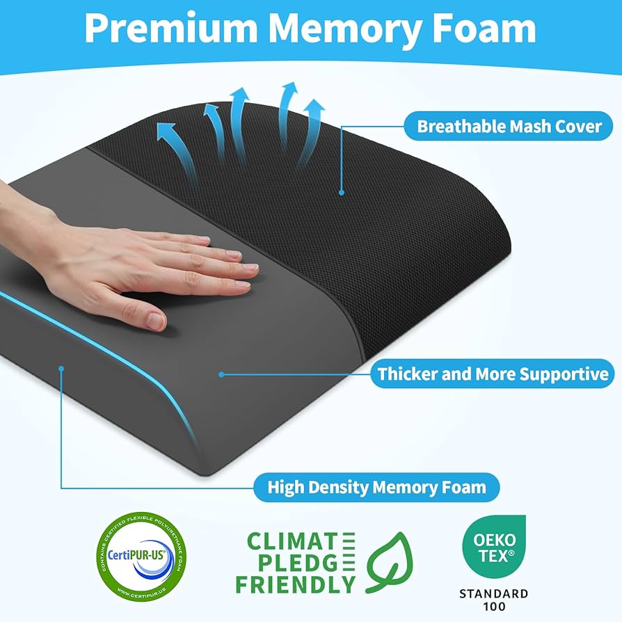 Amazon.com: TranquilRelax Large Seat Cushion, Memory Foam Cushion