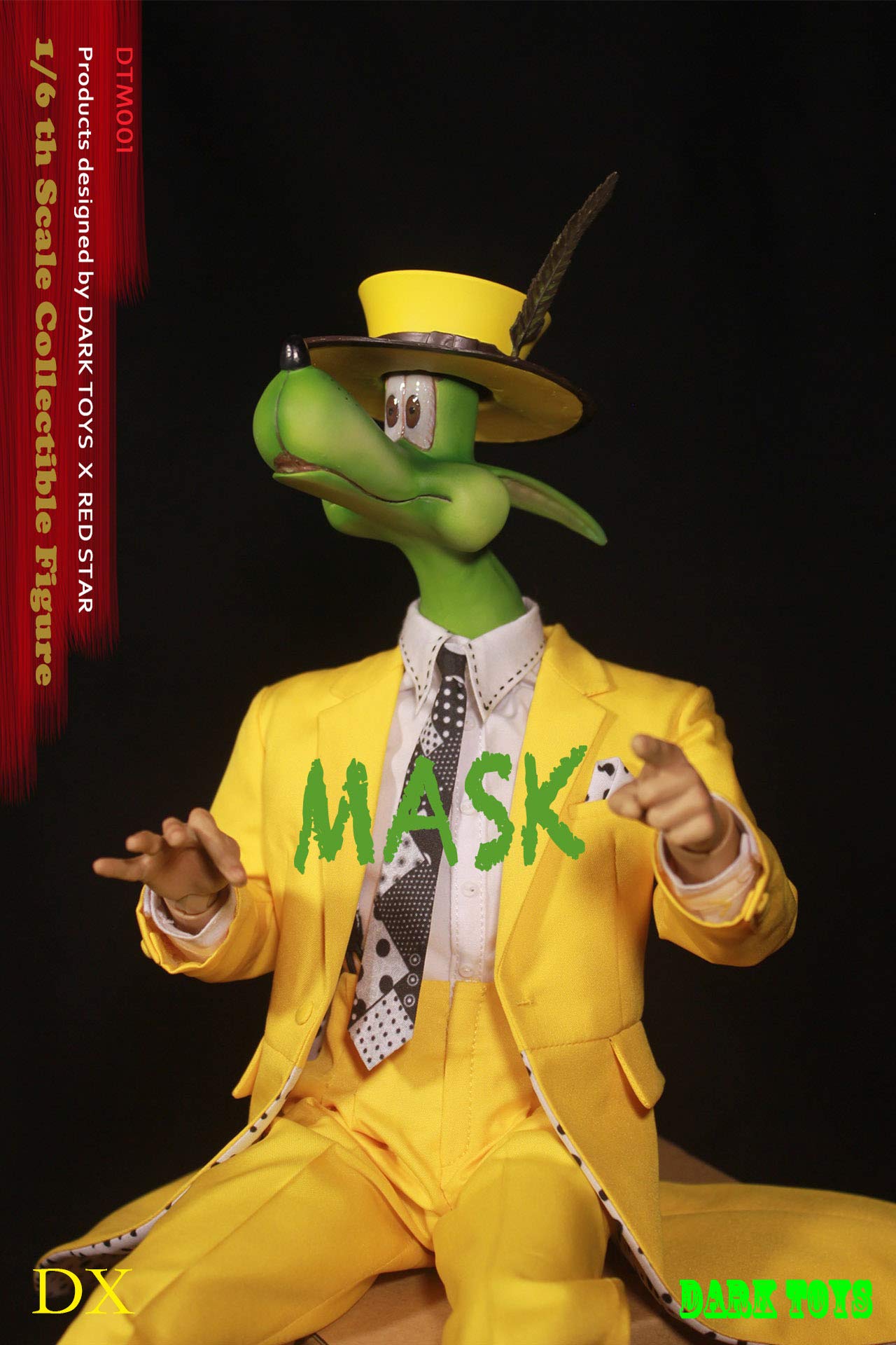 Amazon.co.jp: DARK TOYS 1/6 フィギュア THE MASK 素体 ヘッド 服