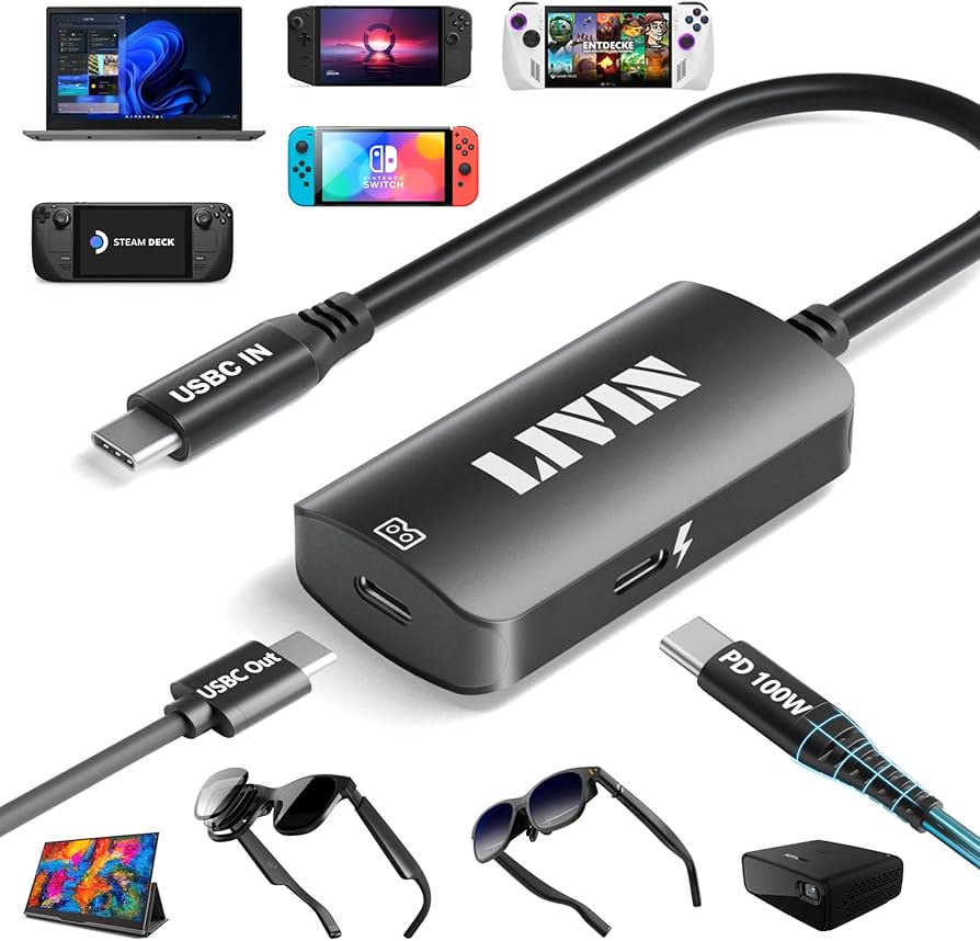 Amazon.co.jp: USB C to XREAL Air 2 Pro/One Pro/Rokid Max/VITURE