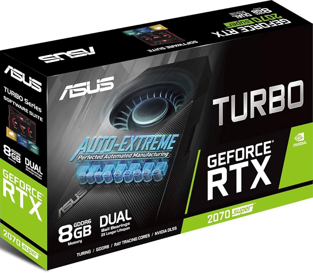 Amazon | ASUS GeForce RTX 2070 Super 8G EVO Turbo Edition GDDR6