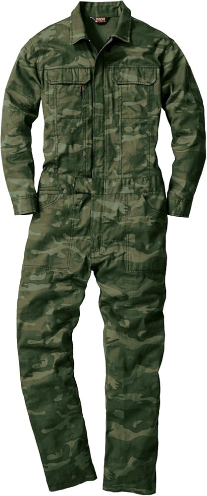 Amazon.co.jp: SOWA(桑和)【9921】つなぎ／迷彩つなぎ／カモフラ