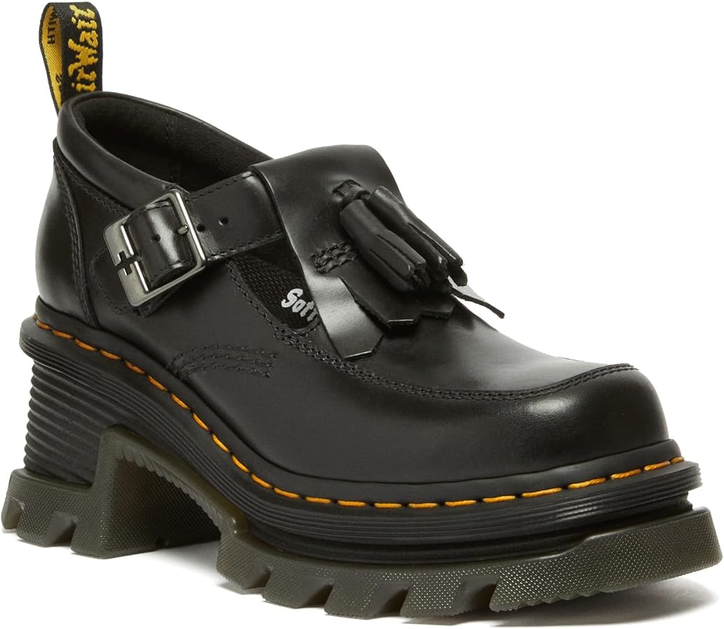 Amazon.com | Dr. Martens Women's Corran Leather Mary Jane Heeled