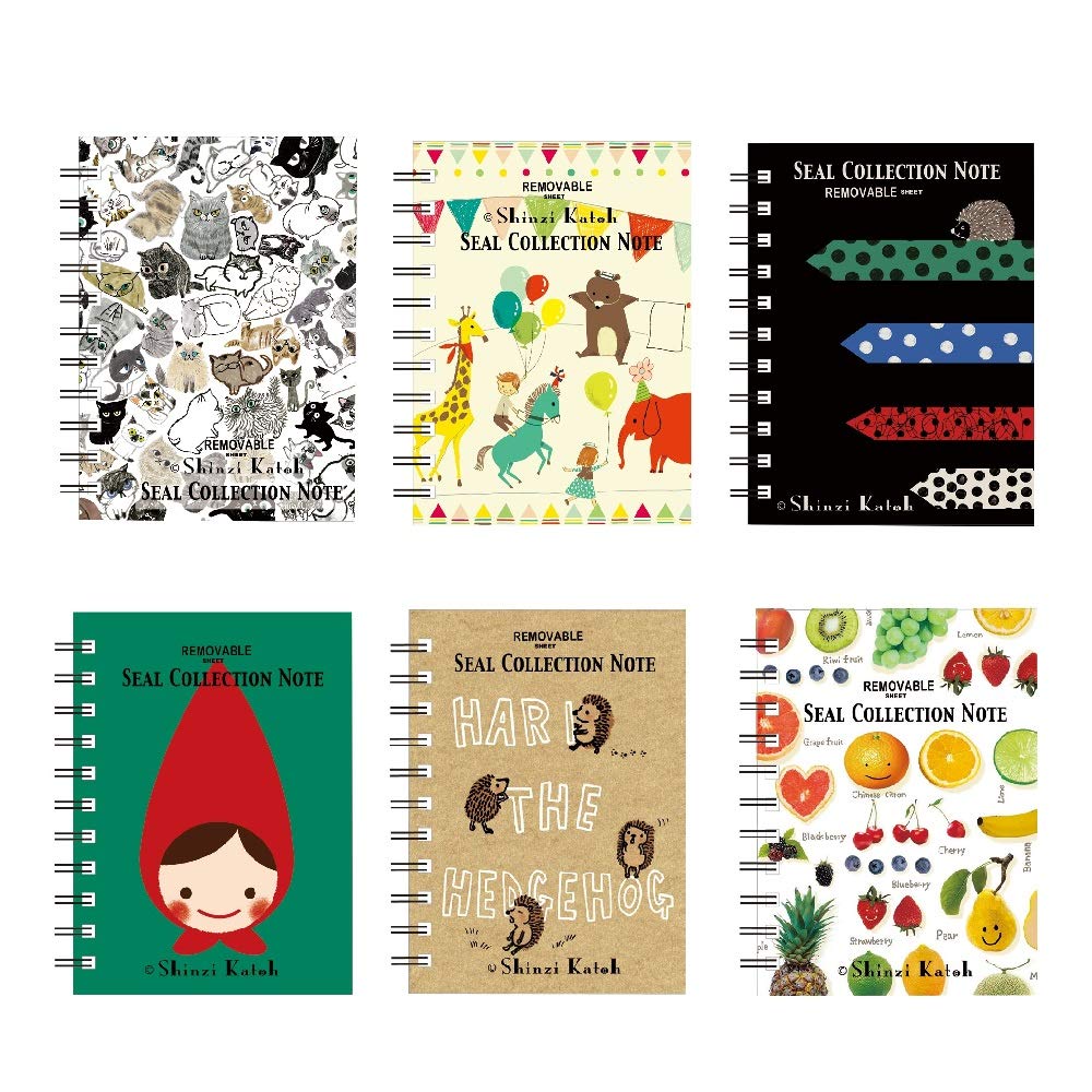 Amazon | シール堂 ノート シール帳 Shinzi Katoh circus ks-sb-10013