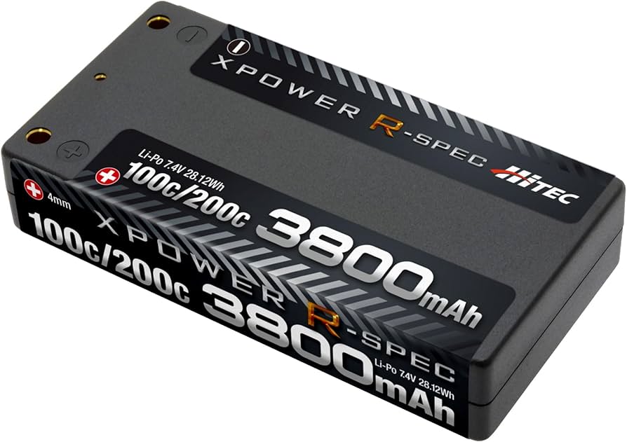 Amazon | ハイテック エックスパワー Rスペック #2S 3800 Li-Po 7.4V
