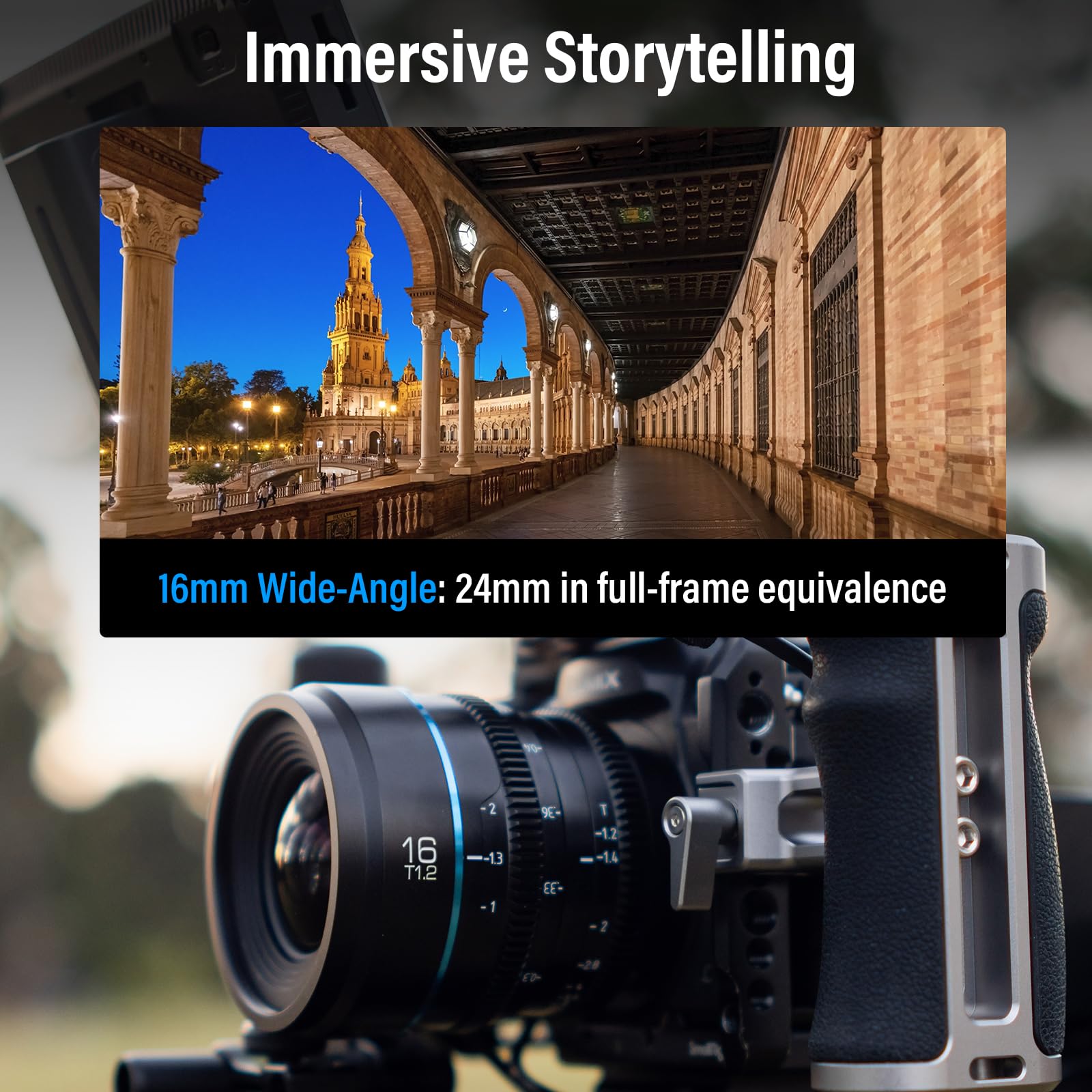 Amazon.com : SIRUI Night Walker 16mm T1.2 S35 Wide Angle Cine Lens