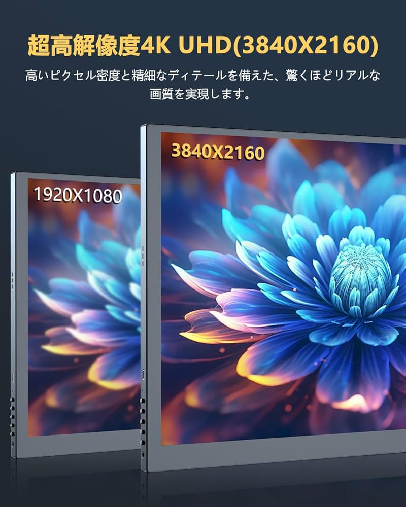 Amazon.co.jp: EVICIV QLED モバイルモニター 18.5インチ 4K 人気