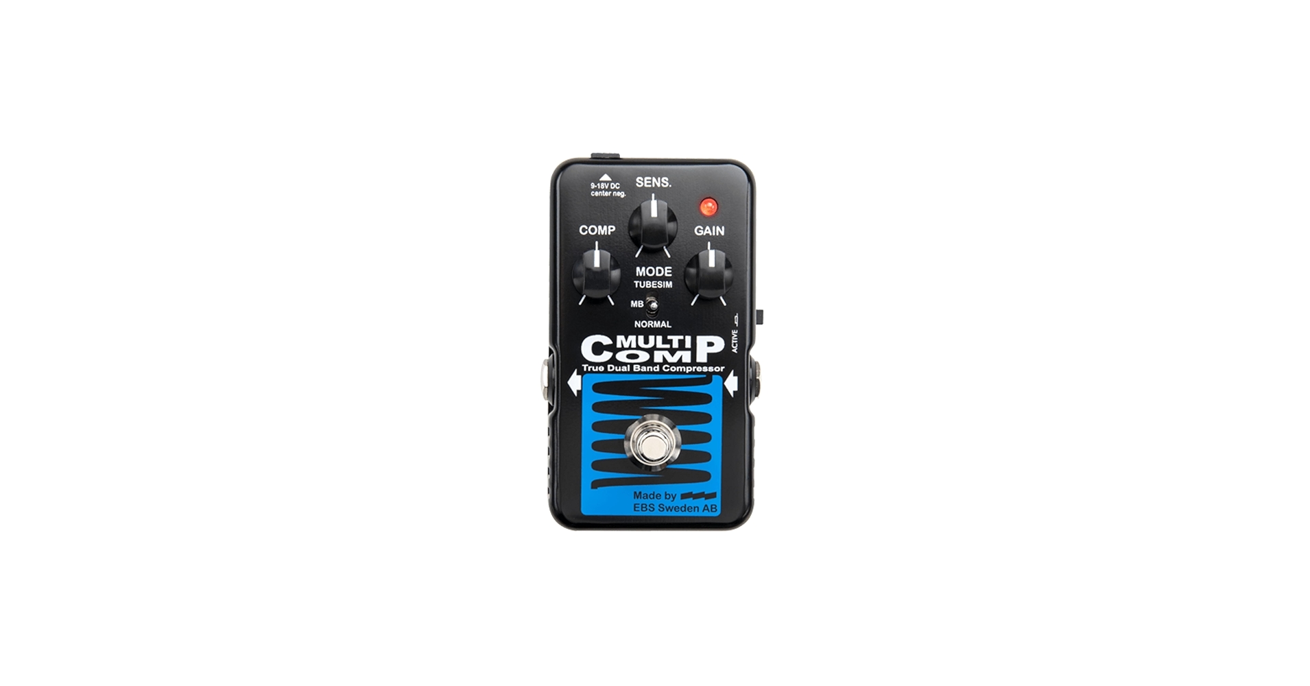 Amazon.com: EBS MultiComp Blue Label Bass Compressor Pedal