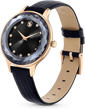 Amazon.co.jp: スワロフスキー Octea Nova 腕時計 スイス製, ブラック