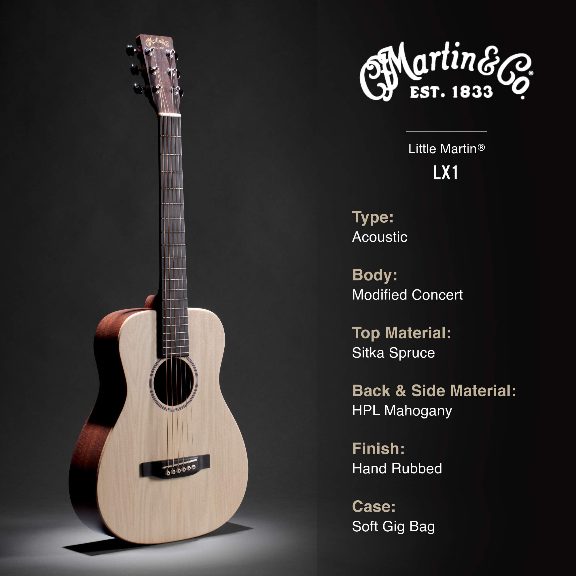 Amazon.co.jp: Martin LX1 Little Martin アコースティックギター